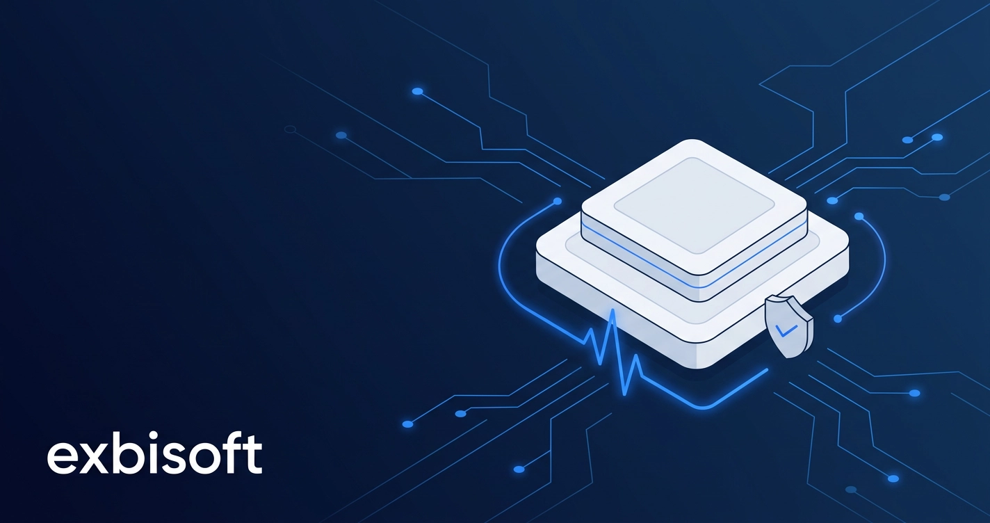 Isometric illustration of a live application monitored and maintained under a support retainer